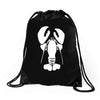 giant lobster Drawstring Bags