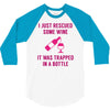 rescued some wine 3/4 Sleeve Shirt