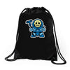 mitesized skeleboy Drawstring Bags