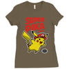 super pika bros Ladies Fitted T-Shirt