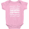 dreaming about pumpkin spice hayrides footbal falling leaves family ti Baby Bodysuit