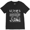 legends are born in june birthday vintag V-Neck Tee