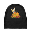 corgi pumpkin Baby Beanies