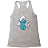three apples tall Racerback Tank