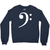 bass clef hat Crewneck Sweatshirt