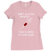 i was looking at your veins Ladies Fitted T-Shirt