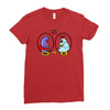 eggplant wizard and king hippo Ladies Fitted T-Shirt