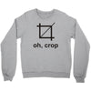 oh crop Crewneck Sweatshirt