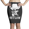 outlaw cow boy motor bike Pencil Skirts