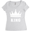 King Women's Triblend Scoop T-shirt