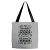 Real Kings Are Born On October 24 Tote Bags
