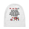 mama bear message Baby Beanies