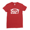 class of 2027 novelty high school elementary Ladies Fitted T-Shirt