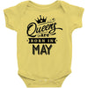 Queens Are Born In May Baby Onesie