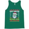 most wanted beard man this christmas Tank Top