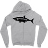 Grandma Shark Zipper Hoodie