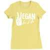 vegan Ladies Fitted T-Shirt