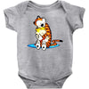 calvin hobbes Baby Bodysuit