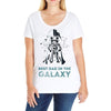best dad in the galaxy Ladies Curvy T-Shirt