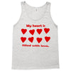 my heart is filled with love Tank Top