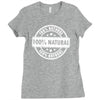 100% natural Ladies Fitted T-Shirt