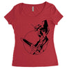 eva 01 Women's Triblend Scoop T-shirt