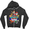 paw patrol birthday boy uncle Zipper Hoodie
