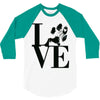 LOVE MY DOG 3/4 Sleeve Shirt