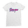 love you baby Ladies Fitted T-Shirt