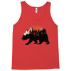 Bear Adventure With Roses Tank Top