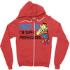 trust me i'm super professional Zipper Hoodie