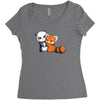 panda hug Women's Triblend Scoop T-shirt