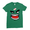 anger tee (flat version) Ladies Fitted T-Shirt