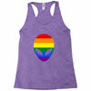 alien lgbt Racerback Tank