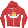 seven finger discount Zipper Hoodie