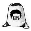 Free Tay-K Vector Art T-Shirt Drawstring Bags