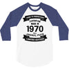 Premium Vintage 1970 3/4 Sleeve Shirt