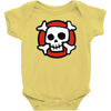 comic skull Baby Onesie