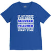 teach success tee V-Neck Tee
