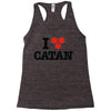 i love board games! Racerback Tank