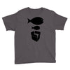big fish little fish cardboard box   music t shirt Youth Tee