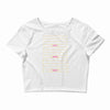 yes wow diva length check Crop Top