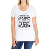They Call Me Grandpa Because Partner in the Crime Makes Me Sound Like Ladies Curvy T-Shirt