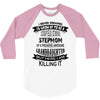 Super Cool Stepmom Of A Freaking Awesome Granddaughter 3/4 Sleeve Shirt