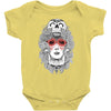 girl and skull Baby Onesie