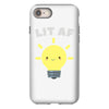 lit af kawaii light bulb iPhone 8