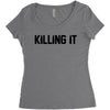 killing it bullet Women's Triblend Scoop T-shirt