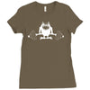 monster weightlifting Ladies Fitted T-Shirt