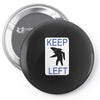 keep left shark Pin-back button