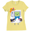 and someday i'm going to be a real boy Ladies Fitted T-Shirt
